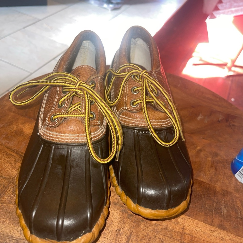 Bass Campbell 9m 1776-248 Women’s Shoes Tie Leather Brown Black